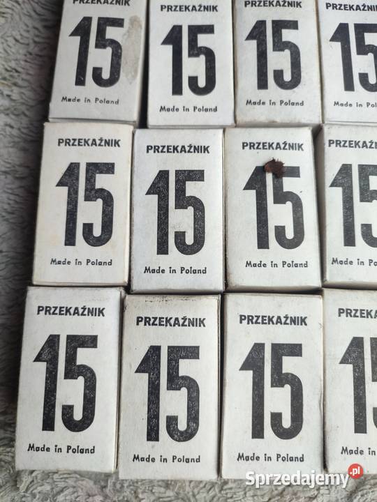 Przekaźniki R 15 czasy PRL Pozostałe Dulcza Wielka