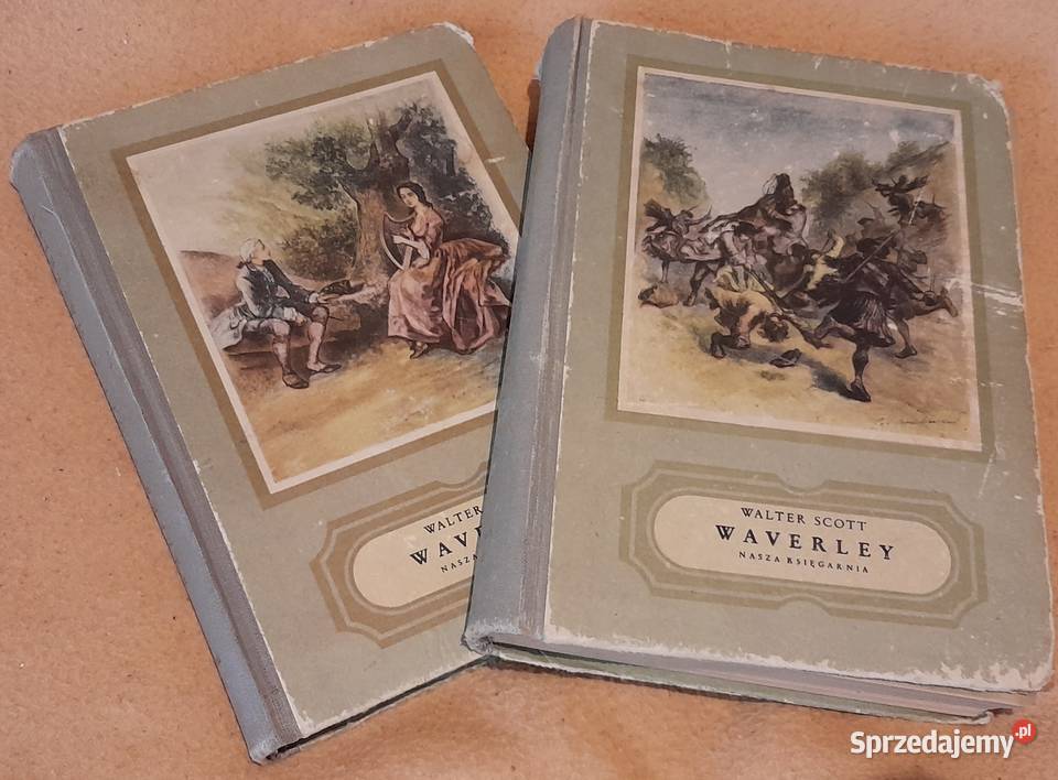 Książka Waverley W Scott proza dwa tomy Warszawa