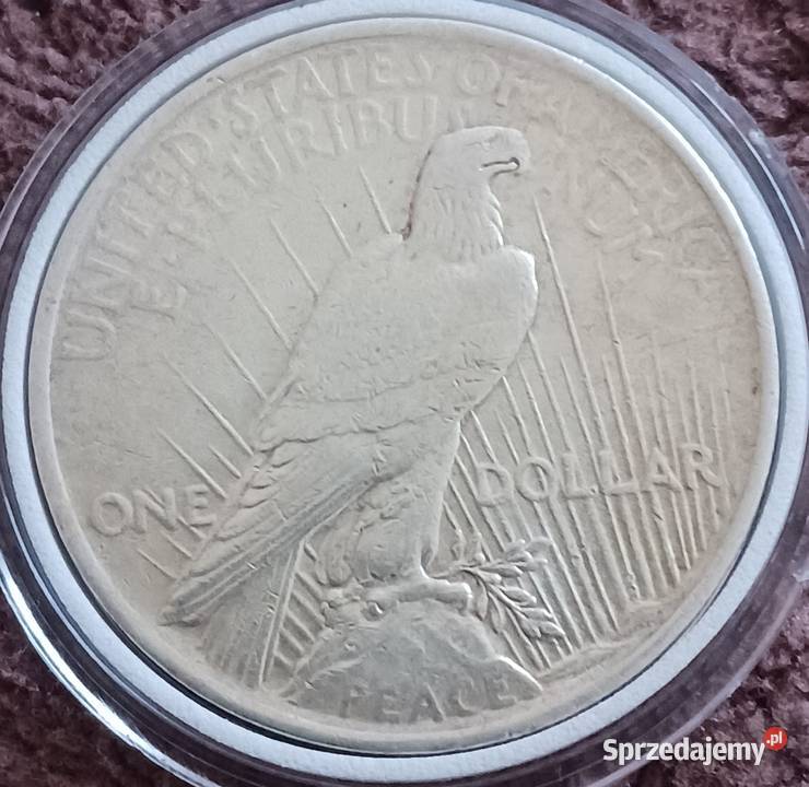 1 Dolar USA Peace Liberty 1923 r Oryginał Konin