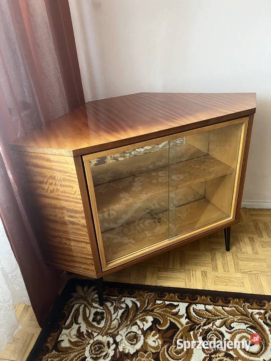 Narożnik vintage PRL obrotowy z witrynką i Łaziska Górne sprzedam