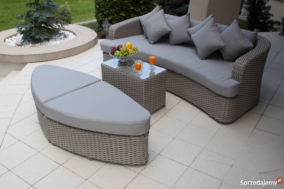 Zestaw ogrodowy meble technorattan Sofa Alessia