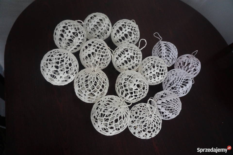 Ozdoby świąteczne szydełkowe szydełko Boże Libiszów-Kolonia