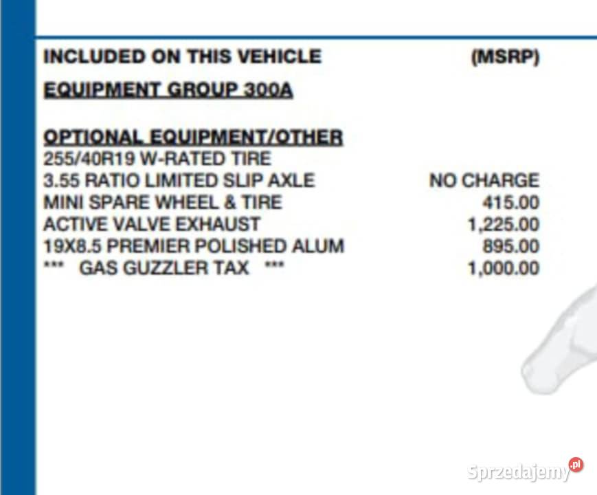 FORD MUSTANG GT PERFORMANCE 2024 mazowieckie Warszawa