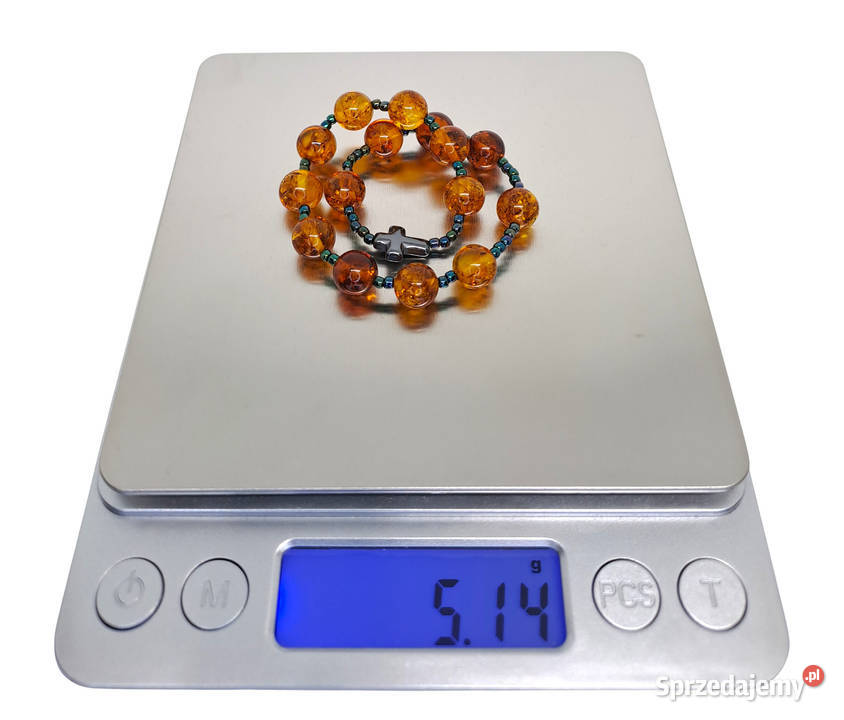 Bransoletka różaniec dziesiątka różańca BURSZTYN Warszawa sprzedam
