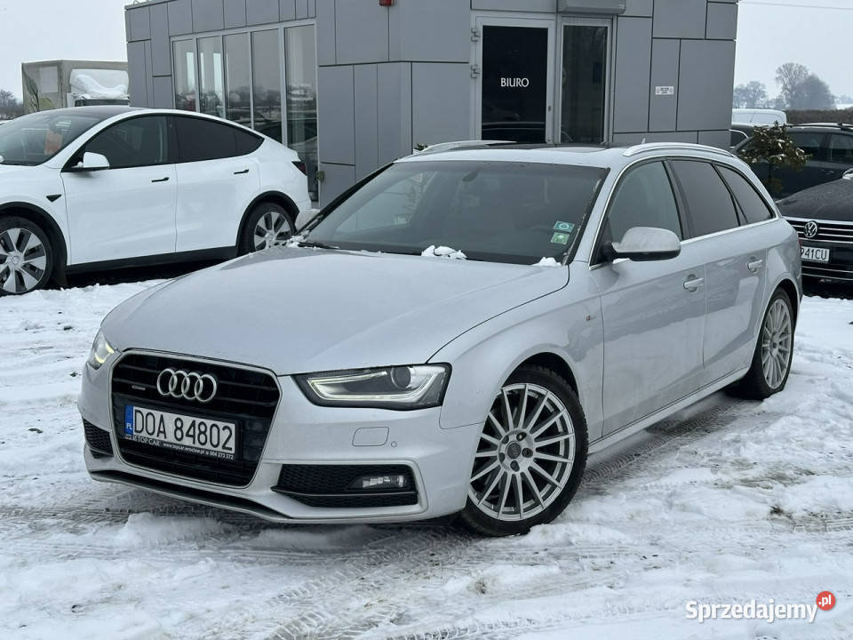 Audi A4 Avant Avant 20 TDI 177 Quattro SLine 1968cm3 dolnośląskie Wojkowice