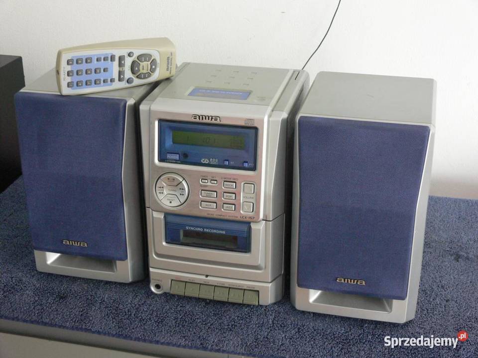 Wieża Aiwa pilot kolumny sprawna WYSYŁKA Jasło