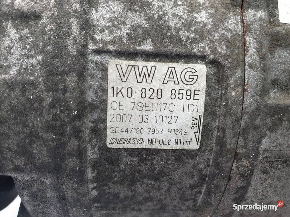 SPRĘŻARKA KLIMATYZACJI VW Golf V Audi A3 II 8P Chełm