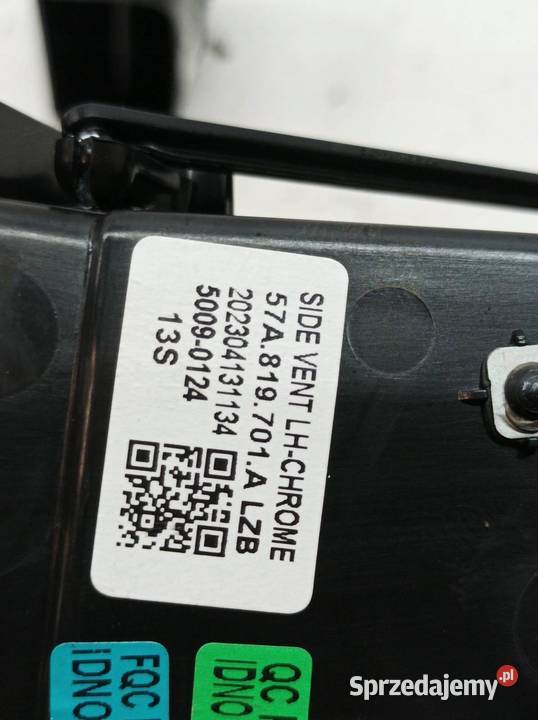 KRATKI NAWIEWU LEWA PRAWA KOMPLET 57A820951A