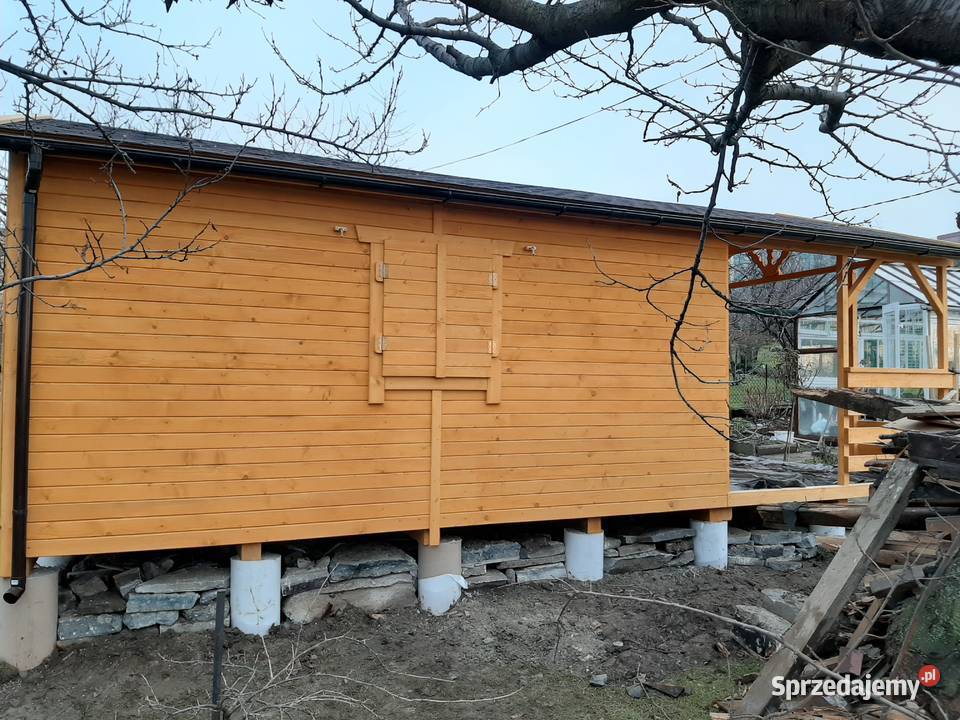 Domek ogrodowy z werandą małopolskie Jordanów sprzedam