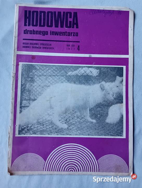 Hodowca Drobnego Inwentarza 4 1977 r Antykwariat sprzedam