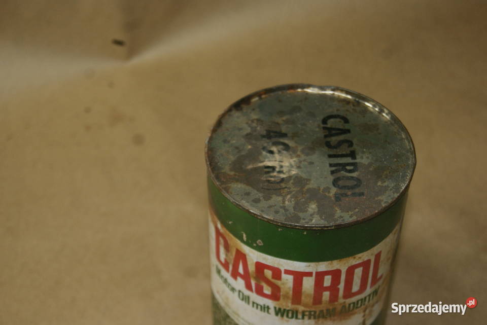 CASTROL STARA PUSZKA OLEJOWA OLEJ PEŁNA DEKO śląskie Rybnik sprzedam