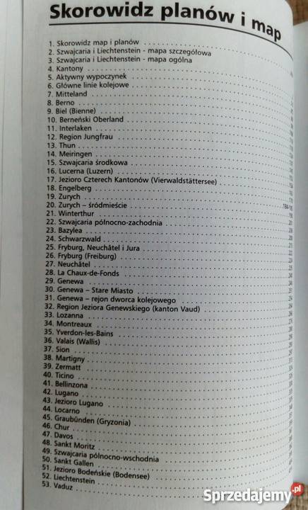 Szwajcaria i Liechtenstein Praktyczny Mapy i przewodniki Ząbki