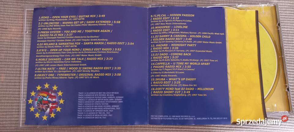 The Top Of Eurochart vol 1 Magic Records Pozostałe Elbląg