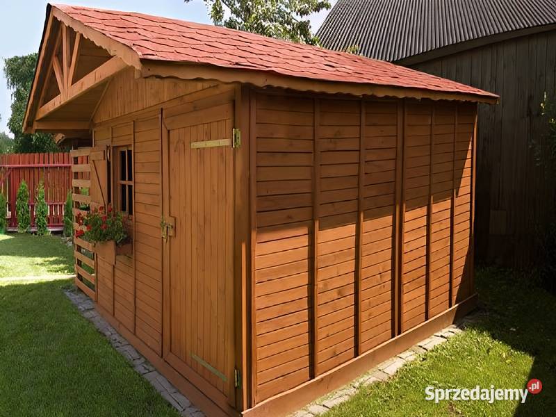 DOMEK ZEBRA OGRODOWY DACH DWUSPADOWY DREWNIANY Domki narzędziowe Parzymiechy