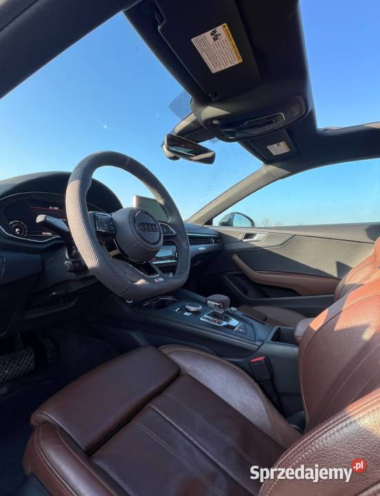 Audi A5 Quattro Sline Premium Plus skórzana tapicerka Opole