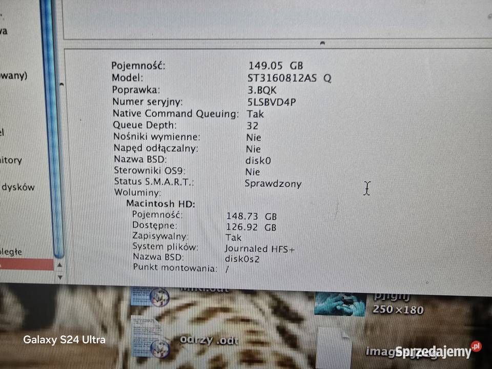 apple imac a1195 core2duo 183ghz Chełm Śląski