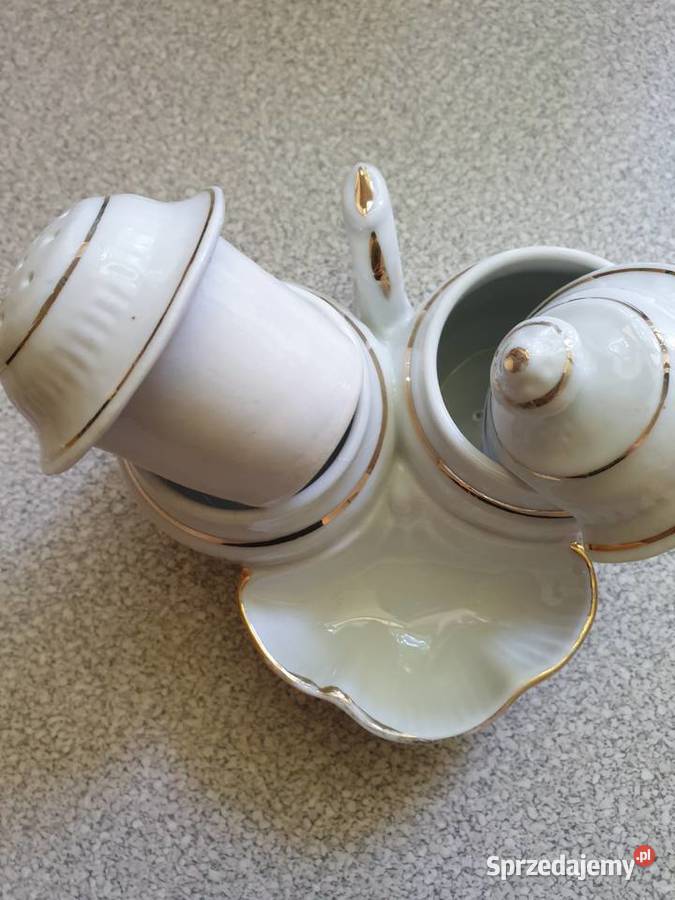 solniczka pieprzniczka porcelanowa Porcelana i szkło Konstancin-Jeziorna