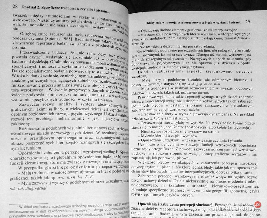 Trudności w czytaniu i pisaniu Modele ćwiczeń Pozostałe Chełm