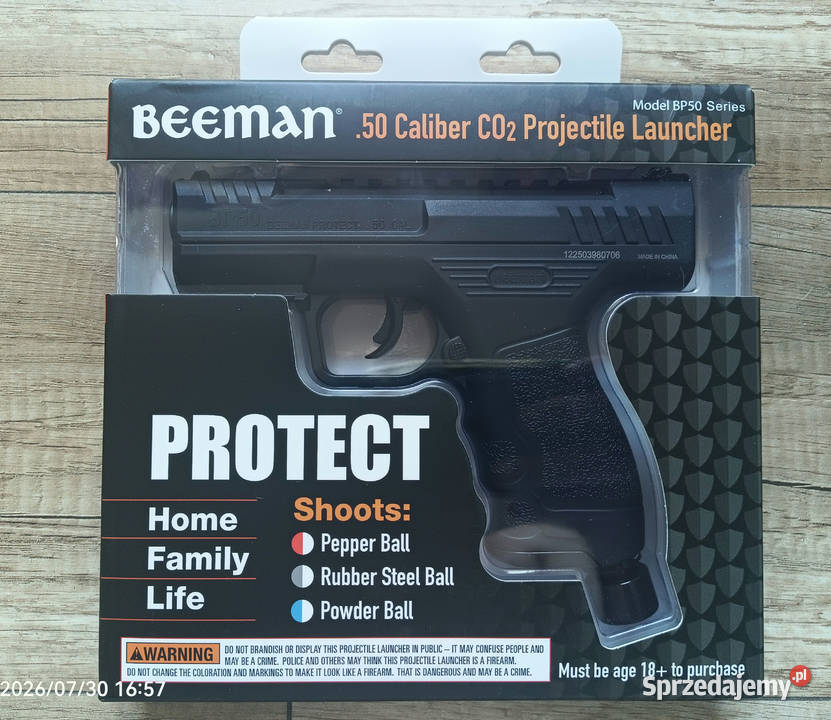 Pistolet na kule gumowepieprzowe BEEMAN Protect Poznań sprzedam