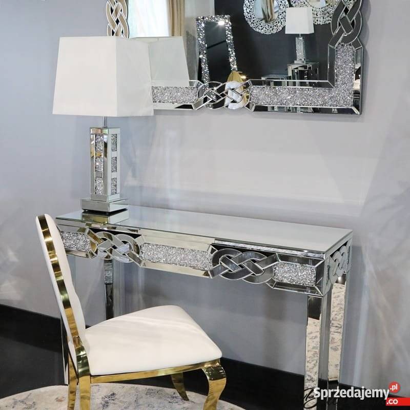 Lustro glamour wiszące do kompletu konsola ława Pozostałe mazowieckie