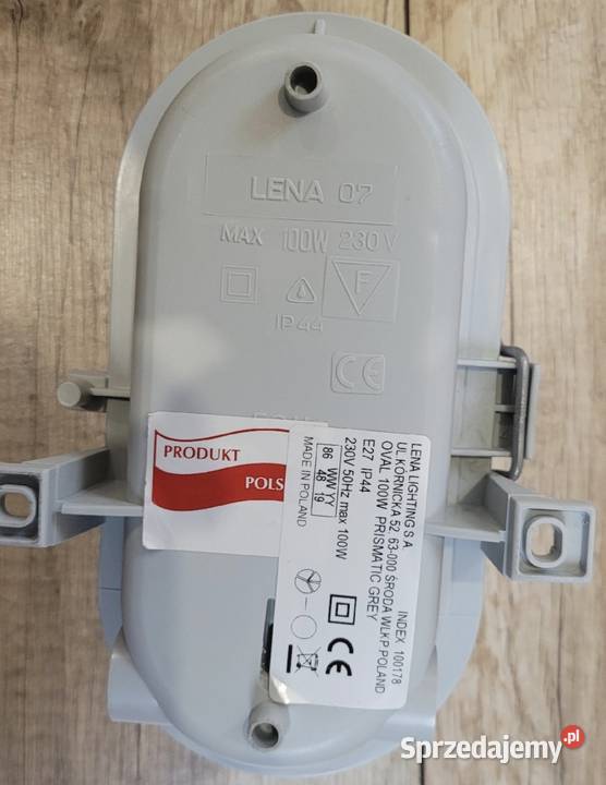 OPRAWA KANAŁOWA 100W HERMETYCZNA IP44 LAMPA Oświetlenie