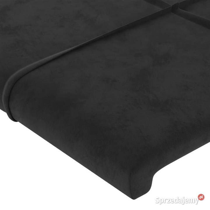 Zagłówek do łóżka z LED czarny 80x5x118128 Warszawa sprzedam