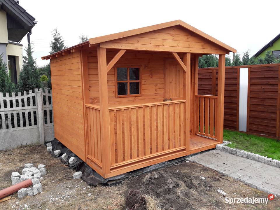 Domek ogrodowy 3x3m z tarasem domek letniskowy Kalety
