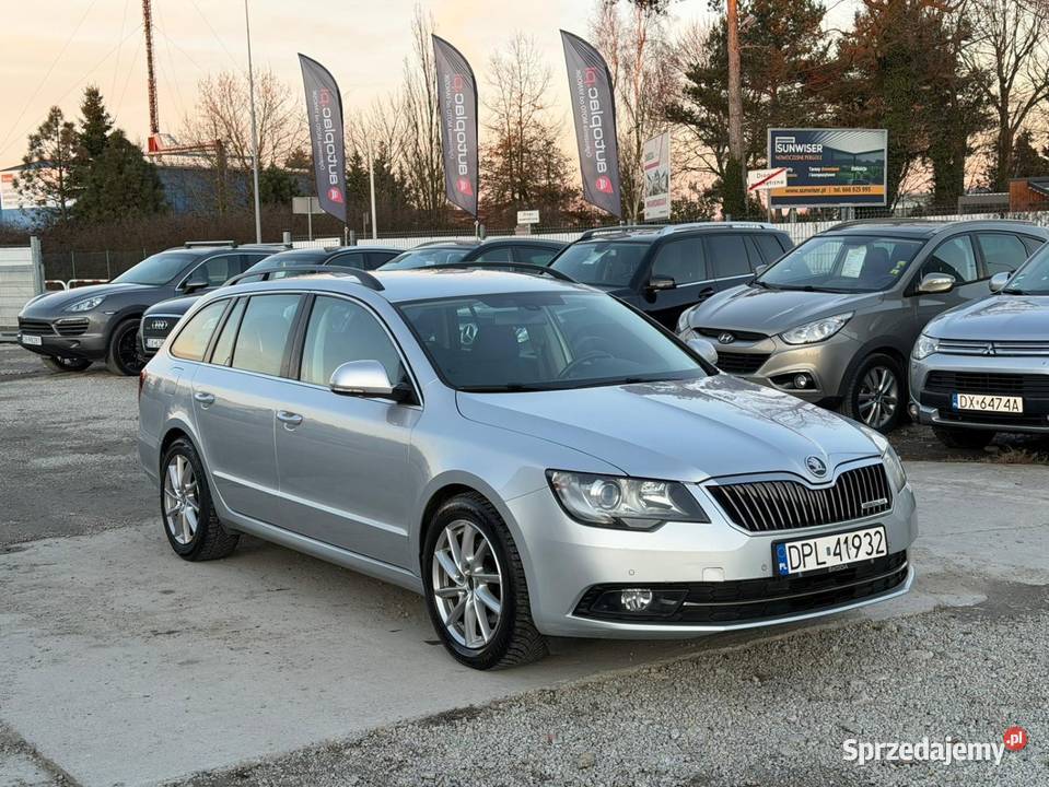 Skoda Superb 16 Diesel 2014r Navi Raty Xenon kupiony w Polsce dolnośląskie Wrocław