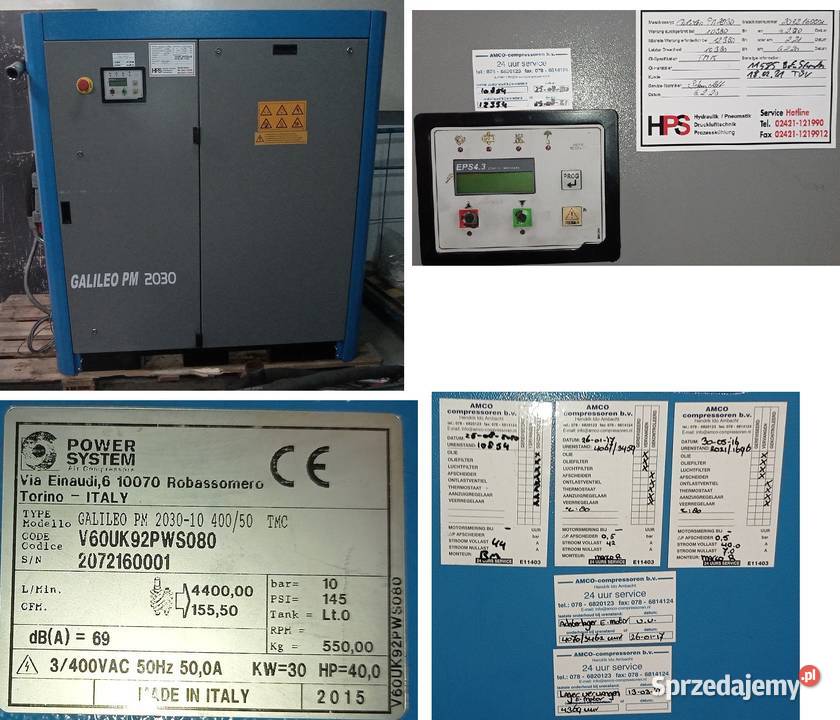 Sprężarka śrubowa 30 kW z falownikiem Ruda Śląska