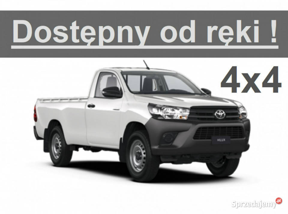Toyota Hilux 150KM DLX Pojedyńcza kabina Dostępny od ręki !…