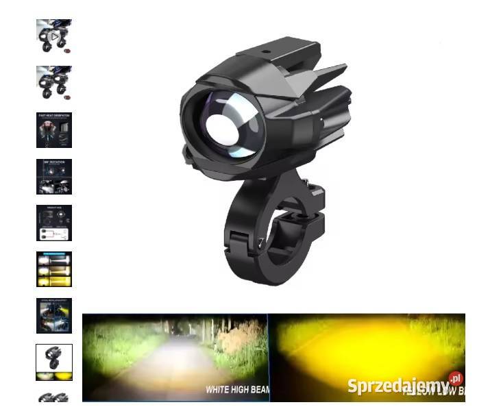 Halogeny Motocyklowe LED HONDA VSTORM BMW GS ADV Białystok