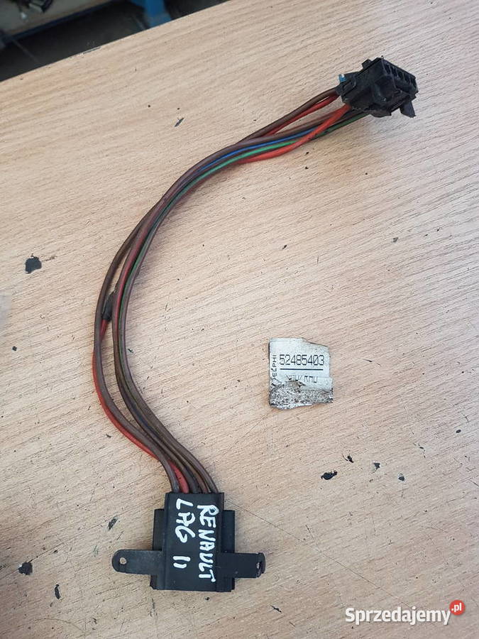 RENAULT LAGUNA II INSTALACJA REZYSTORA WTYCZKA osobowe Turek