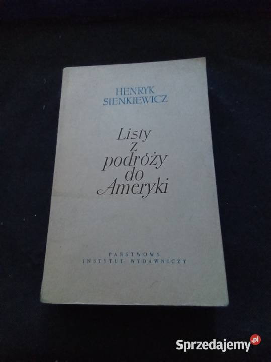 Listy z podróży do Ameryki Książki i Podręczniki Warszawa