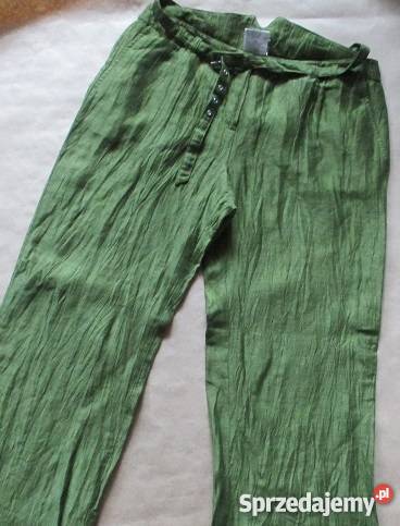 Spodnie damskieBANDOLERA40 zieleńciemna limona Łódź