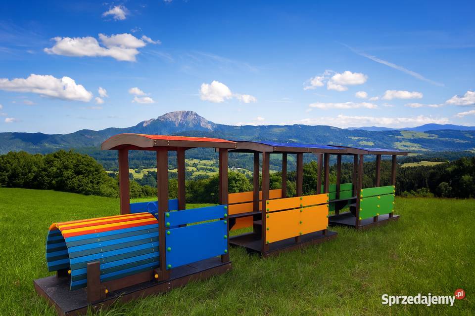 LOKOMOTYWA NA PLAC ZABAW SMERF sprzedam