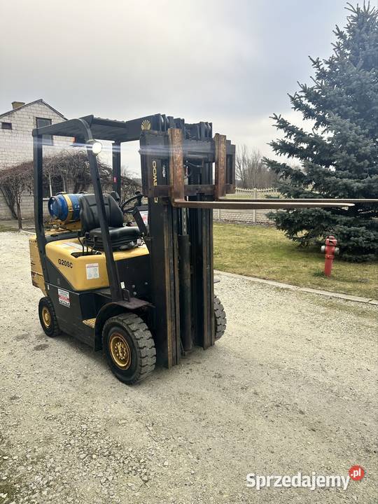 Wózek widłowy Daewoo 2t 45 m triplex wolny skok Pajęczno