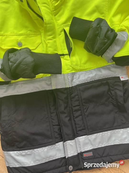 LBrador kurtka BHP odblaskowa zimowa ocieplana mazowieckie