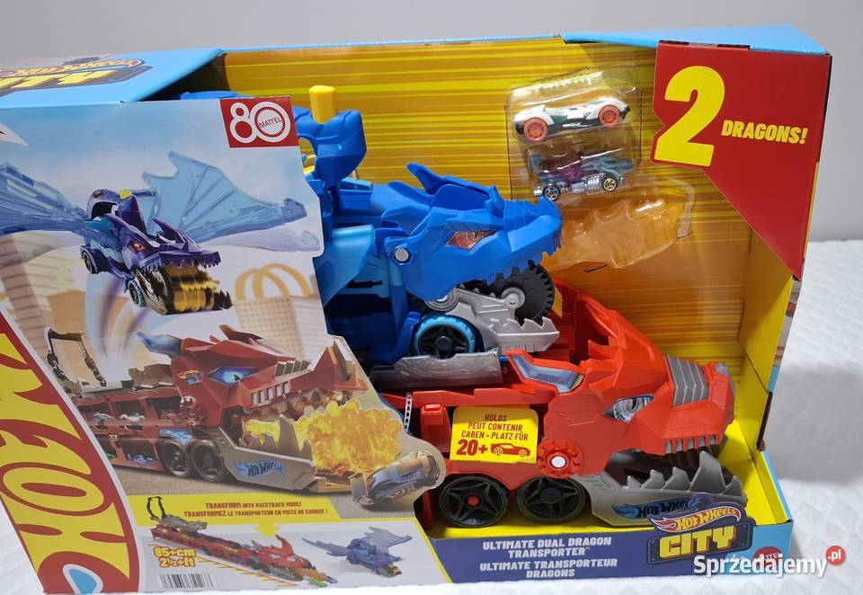 Hot Wheels Ultimate dual dragon transporter śląskie