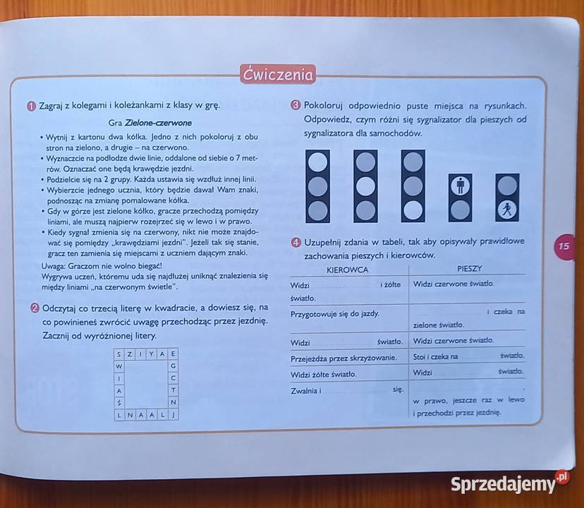 unikać wypadków drogowych zeszyt ćwiczeń Małkinia Górna