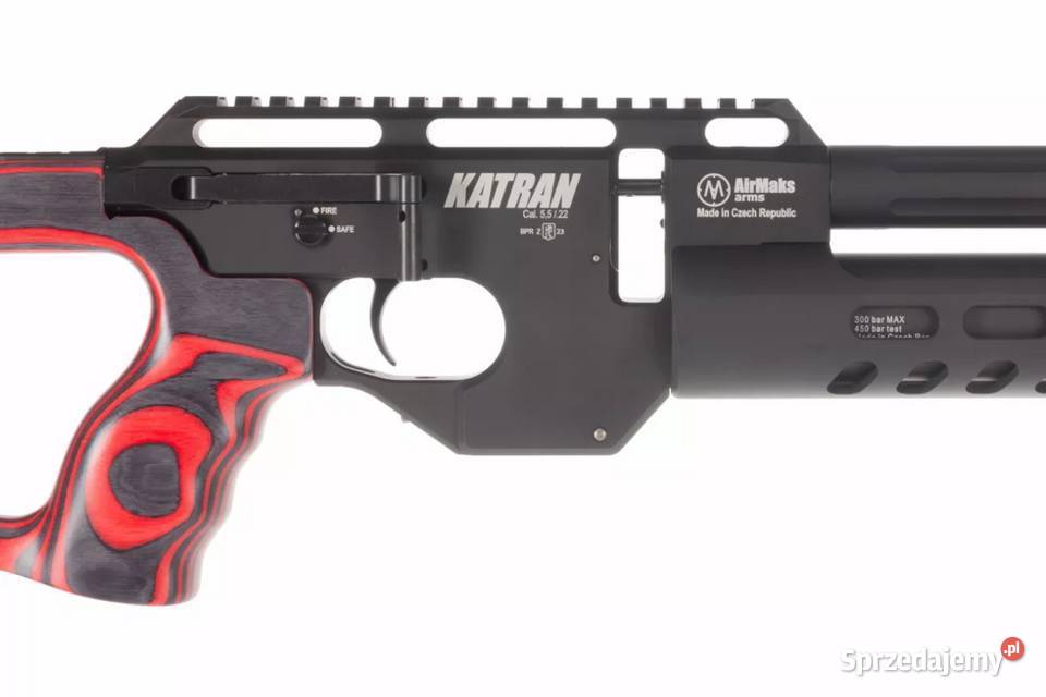 Wiatrówka AirMaks Katran W 55mm Red Lamino wielkopolskie Przyłęki