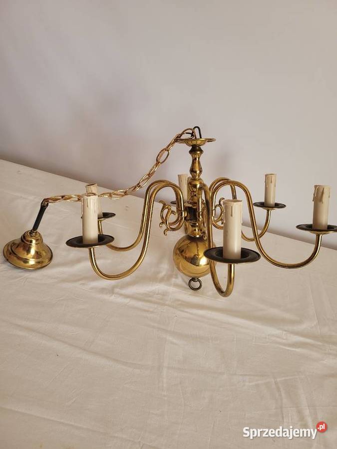 Stylowy Żyrandol sześcioramienny Białogard