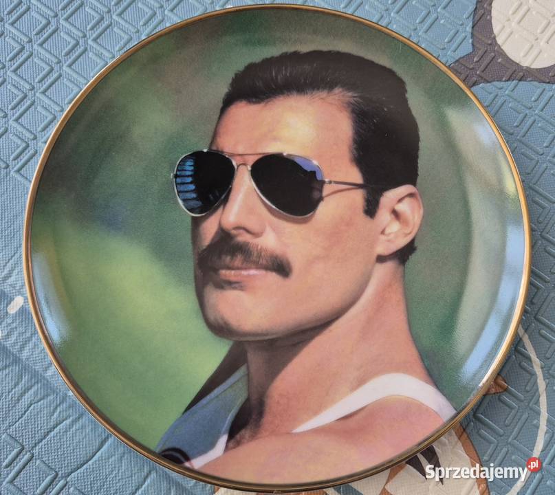 Talerze kolekcjonerskie Freddie Mercury Danbury pomorskie Gdańsk