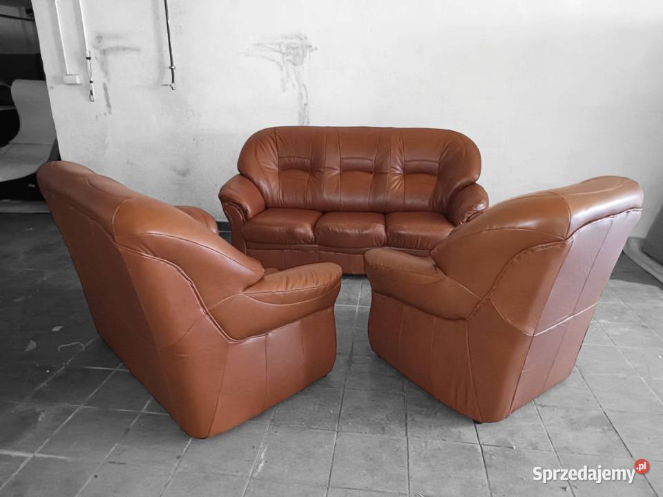 Nowy Komplet 3R21 De Lux Skóra Naturalna 40 Olesno