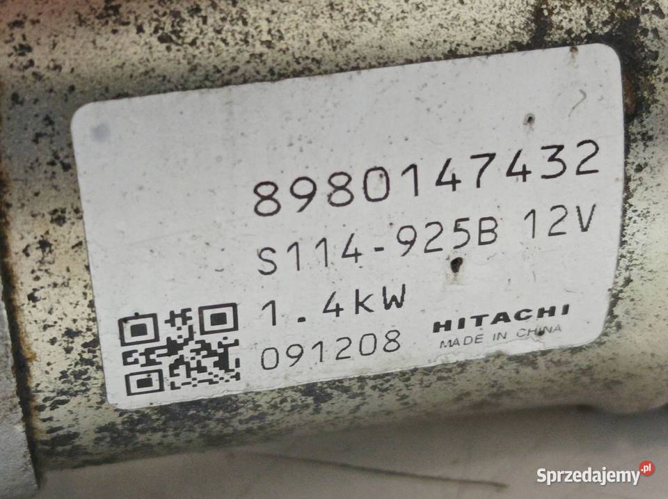 ROZRUSZNIK 8980147432 17 CDTI Opel Astra IV 2009 sprzedam