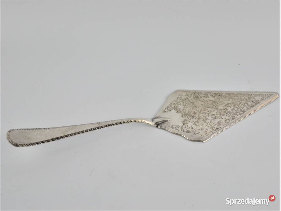 Łopatka do tortu Vintage SilverPlated Italy Antyki