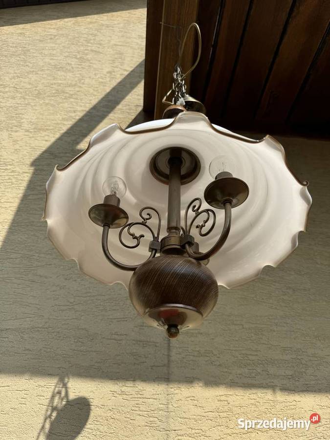 Lampa wisząca stylowa żyrandol świeczkowy zwis