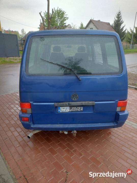 VW T4 1993r 24 D 7osób Opł 2027r Wół Roboczy immobilizer Elbląg