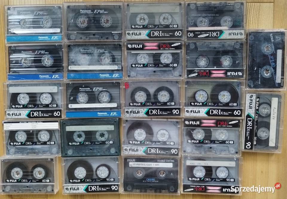 Kasety magnetofonowe używane pakiet 22 sztuki kaseta Warszawa