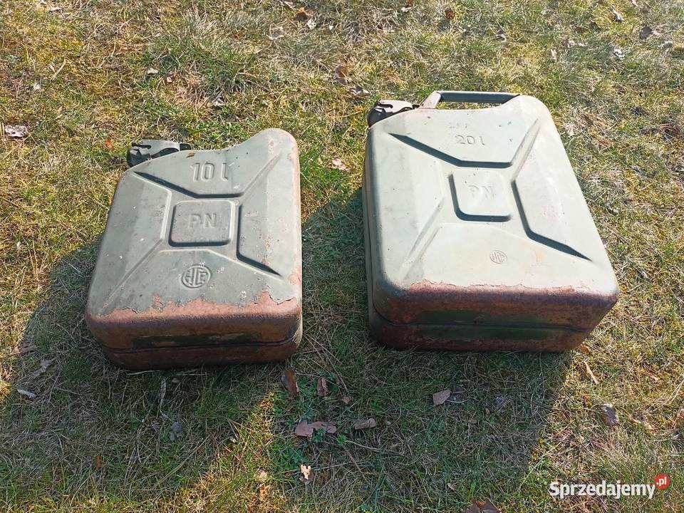 Kanister wojskowy metalowy PRL 20 litrów 10 Bydgoszcz sprzedam