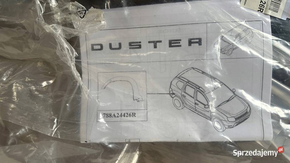 DACIA DUSTER LISTWA BŁOTNIKA TYLNEGO LEWA NOWA Gorzów Wielkopolski